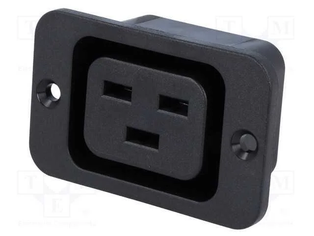 Conector: de alimentação, tomada, fêmea, 16A, 250.