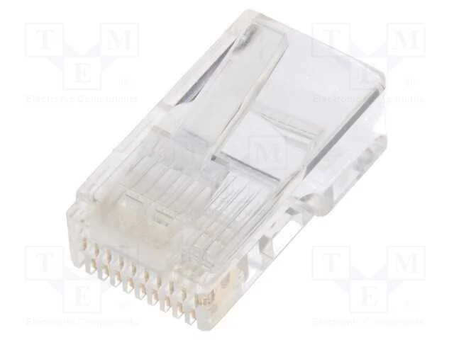 Ficha, RJ50, PIN: 10, Sistema: 10p10c, com cabo, .