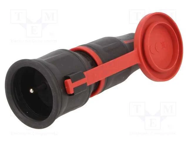 Conector: de alimentação, fêmea, tomada, 2P+PE, 2.