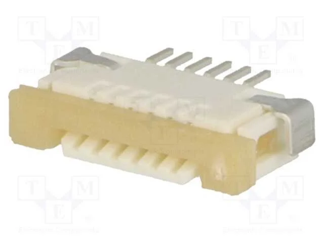 Conector: FFC/FPC, horizontais, PIN: 6, contactos.