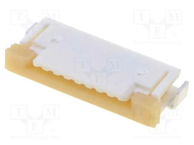 Conector: FFC/FPC, horizontais, PIN: 8, contactos.