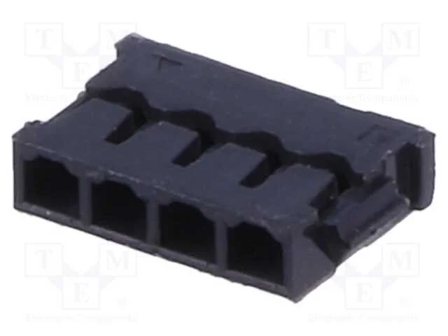 Ficha, Fio-Placa, Fêmea, 1,2mm, Pin: 4, Idc, com Cabo, -25÷85c, 50v