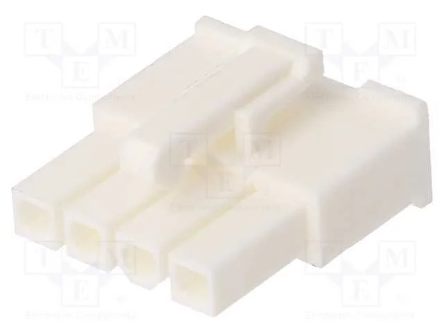 Ficha, Fio-Fio/Placa, Fêmea, Minitek Pwr 4.2, 4,2mm, Pin: 4, Fci