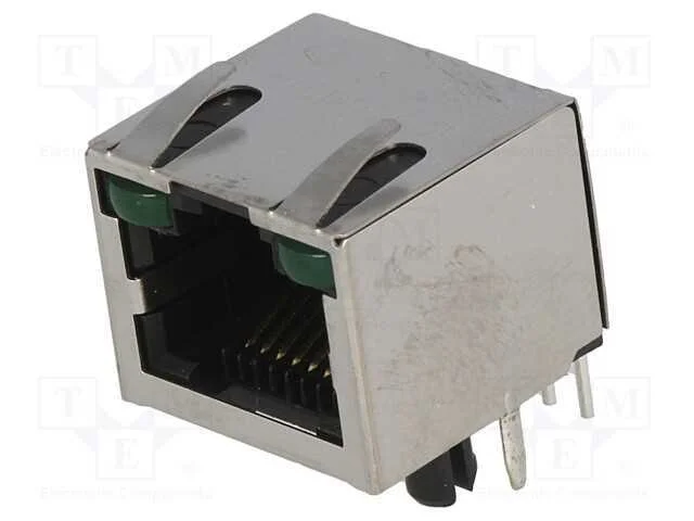 Tomada, RJ45, Cat: 5, blindadas,com díodo LED, Si.