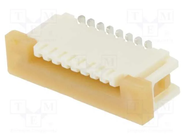 Conector: FFC/FPC, verticais, PIN: 8, ZIF, SMT, E.