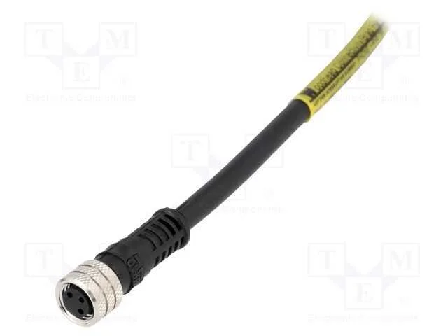 Conector: M8, Fêmea, Pin: 4, Simples, com Cabo, Ficha, Nano-Change