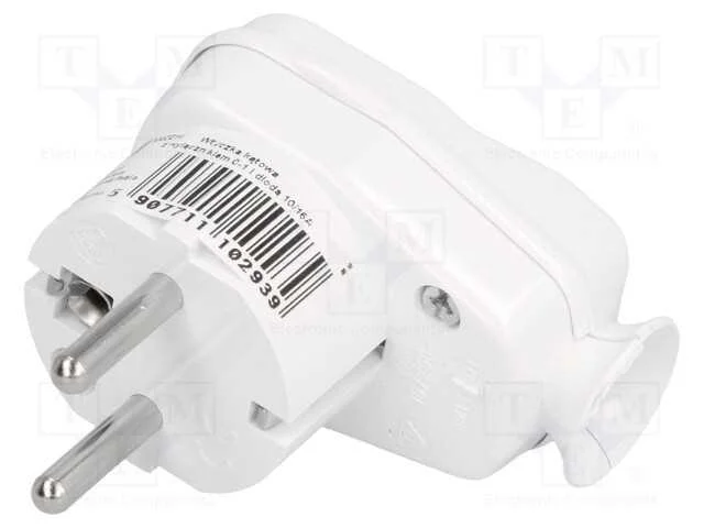 Conector: de alimentação, macho, ficha, 2P+PE, 25.