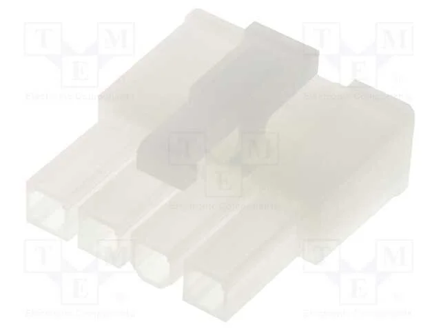 Ficha, Fio-Fio/Placa, F&ecirc;mea, 4,2mm, Pin: 4, Sem Contactos, com Cabo