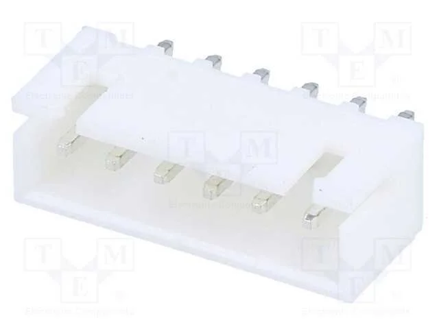 Fio-placa, tomada, macho, A2501, 2,5mm, PIN: 6, T.