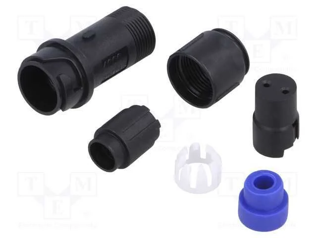 Conector: redondos, ficha, fêmea, PIN: 2, sem con.