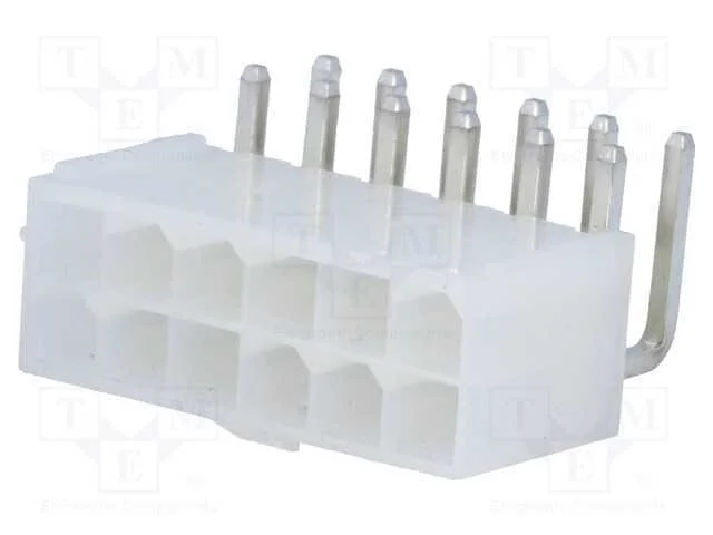 Tomada, Fio-Placa, Macho, Mf42, 4,2mm, Pin: 12, Tht, 7a, Estanhado