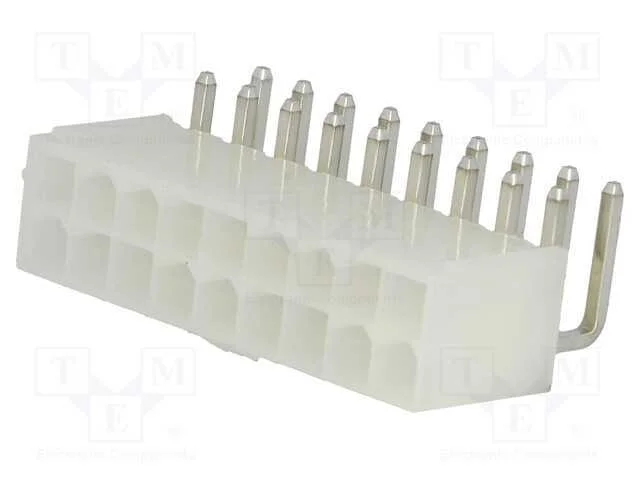 Tomada, Fio-Placa, Macho, Mf42, 4,2mm, Pin: 18, Tht, 7a, Estanhado