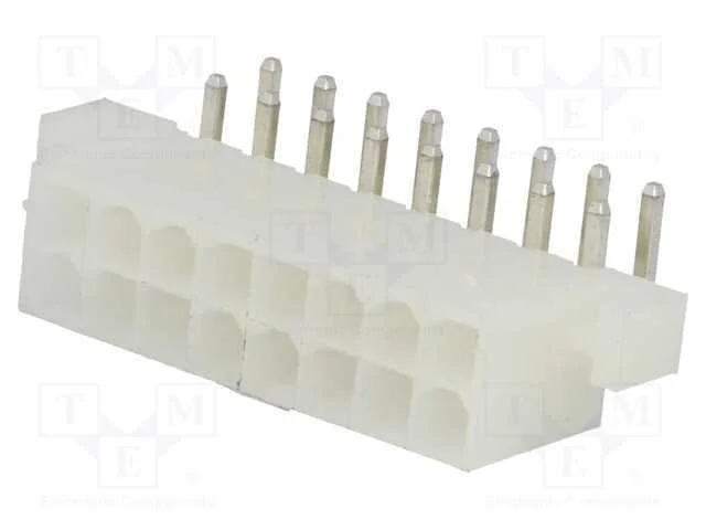 Tomada, Fio-Placa, Macho, Mf42, 4,2mm, Pin: 16, Tht, 7a, Estanhado