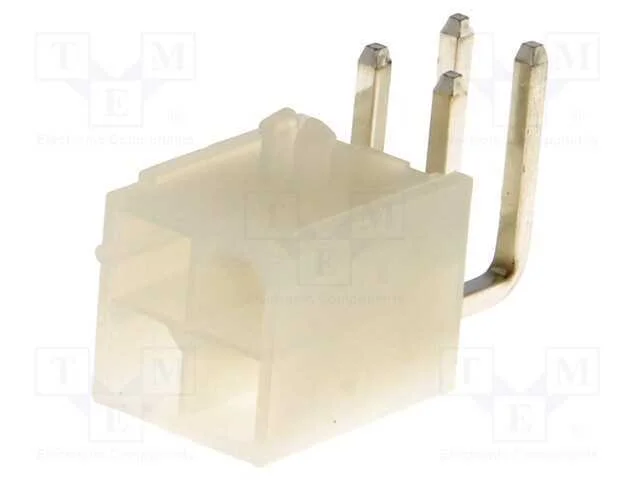 Tomada, Fio-Placa, Macho, Mf42, 4,2mm, Pin: 4, Tht, Trinco Pcb, 7a