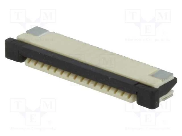 Conector: FFC/FPC, horizontais, PIN: 16, contacto.