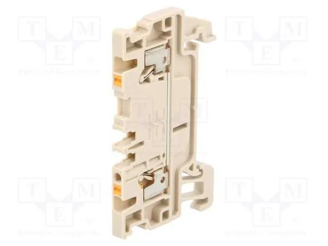 Conector: de carril, 1,5mm2, faixas: 1, braçadeir.