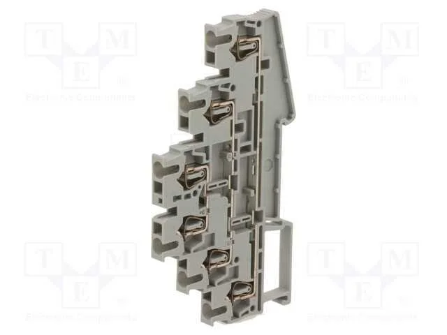 Conector: de carril, 0,08÷2,5mm2, aperto de molas.