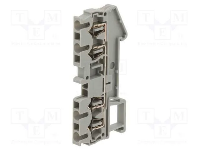 Conector: de Carril, St, 0,08÷2,5mm2, Faixas: 1, Braçadeiras: 4