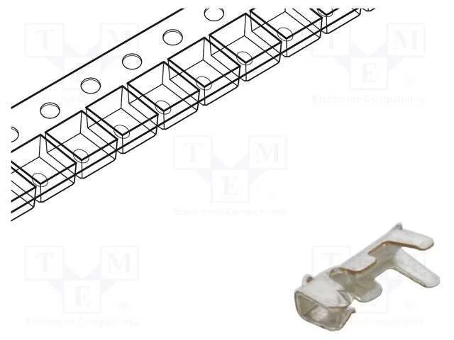Contacto, Fêmea, Bronze de Fósforo, Estanhado, 32awg÷28awg, 5a