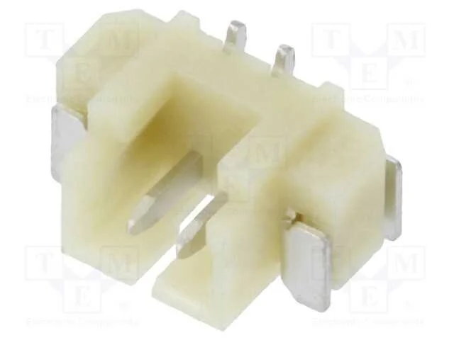 Tomada, Fio-Placa, Macho, 1,25mm, Pin: 2, Smt, 125v, 1a, Estanhado