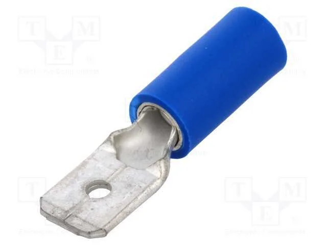 Conetor: plano, 6,3mm, 0,8mm, fêmea, 1÷2,5mm2, ce.