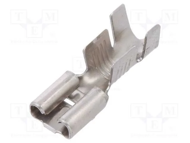 Conetor: plano, 6,3mm, 0,8mm, macho, 3÷6mm2, cerr.