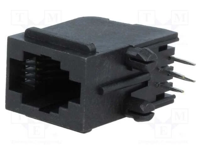 Tomada, Rj9, Pin: 4, Cat: 5, Sistema: 4p4c, Tht, Angulares