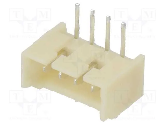Tomada, Fio-Placa, Macho, 1,25mm, Pin: 4, Tht, 250v, 1a, Estanhado