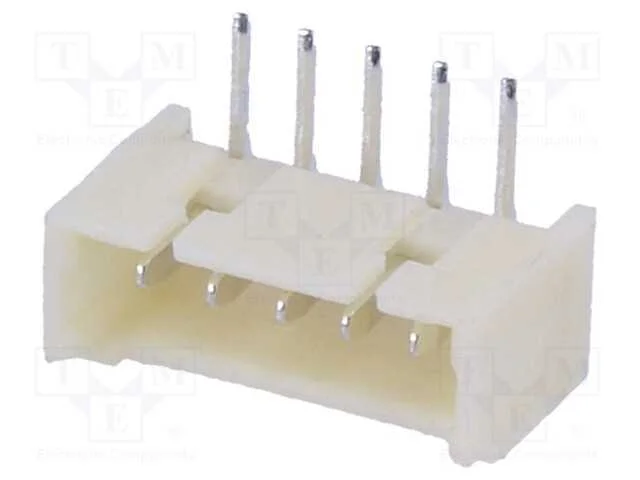 Tomada, Fio-Placa, Macho, 1,25mm, Pin: 5, Tht, 250v, 1a, Estanhado