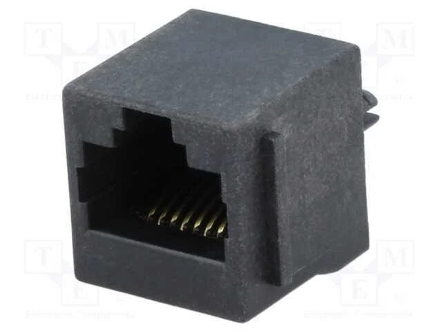 Tomada, RJ45, PIN: 8, Cat: 5, Sistema: 8p8c, THT,.