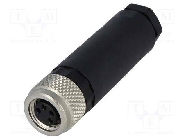 Conector: M8, fêmea, PIN: 4, simples, com cabo, f.