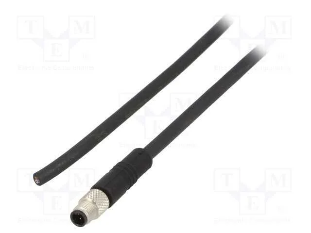 Conector: M5, ficha, 707, macho, PIN: 4, n&atilde;o blin.