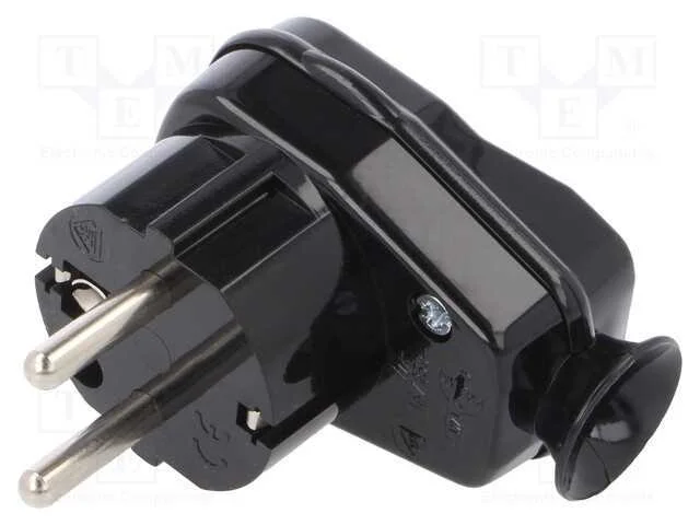 Conector: de Alimentação, Macho, Ficha, 2p+Pe, 25.