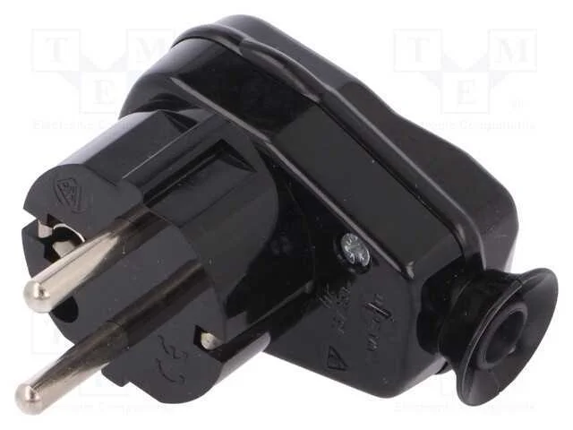 Conector: de Alimentação, Macho, Ficha, 2p+Pe, 25.