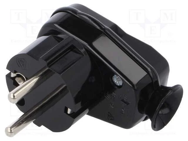 Conector: de Alimentação, Macho, Ficha, 2p+Pe, 25.