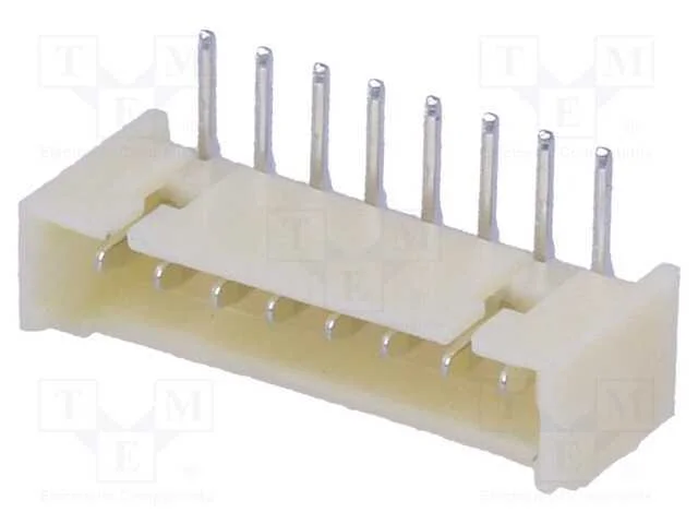 Tomada, Fio-Placa, Macho, 1,25mm, Pin: 8, Tht, 250v, 1a, Estanhado