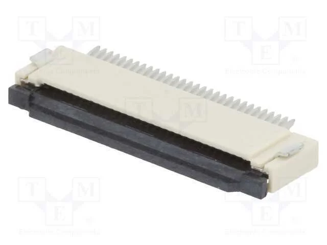 Conector: FFC/FPC, horizontais, PIN: 30, ZIF, SMT.