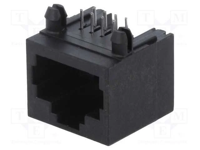 Tomada, RJ45, PIN: 8, Cat: 5, Sistema: 8p8c, THT,.