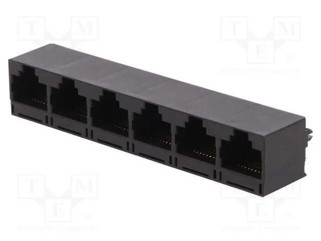 Tomada, RJ45, PIN: 8, Cat: 5, Sistema: 8p8c