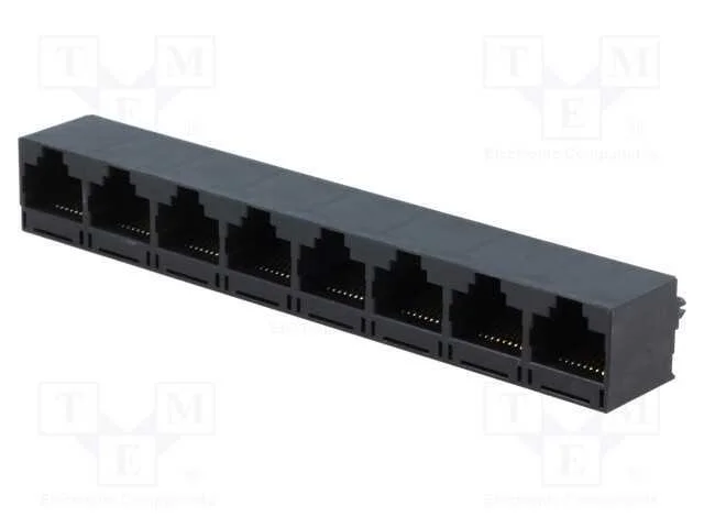 Tomada, RJ45, PIN: 8, Cat: 5, Sistema: 8p8c