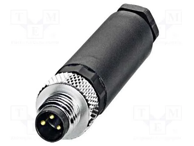 Conector: M8, macho, PIN: 3, simples, com cabo, f.