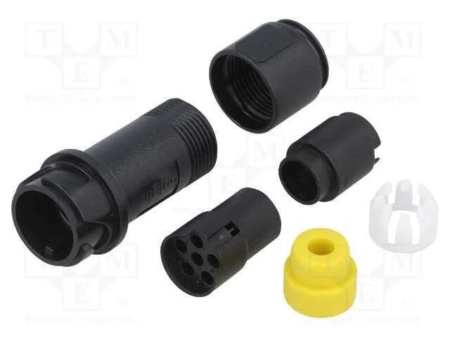 Conector: redondos, ficha, fêmea, PIN: 6, sem con.