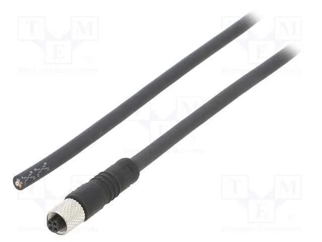 Conector: M5, ficha, 707, f&ecirc;mea, PIN: 4, n&atilde;o blin.