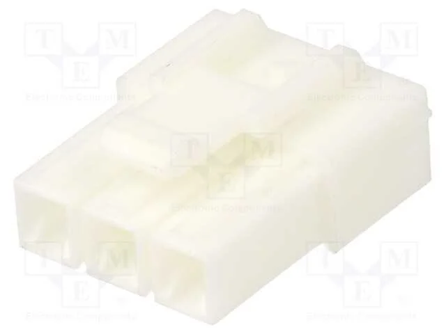 Ficha, Fio-Fio/Placa, Fêmea, Pin: 3, Sem Contactos, com Cabo, 6,2mm