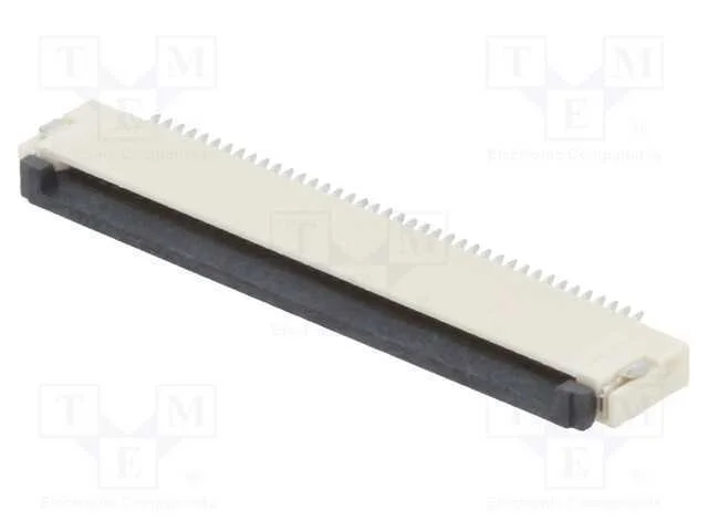 Conector: FFC/FPC, horizontais, PIN: 40, ZIF, SMT.