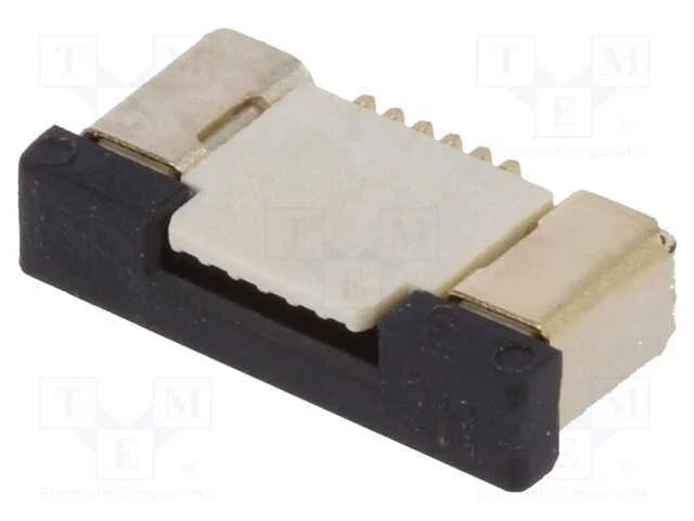 Conector: FFC/FPC, horizontais, PIN: 6, contactos.