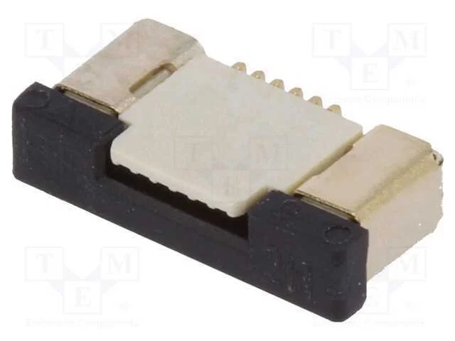 Conector: FFC/FPC, horizontais, PIN: 6, contactos.