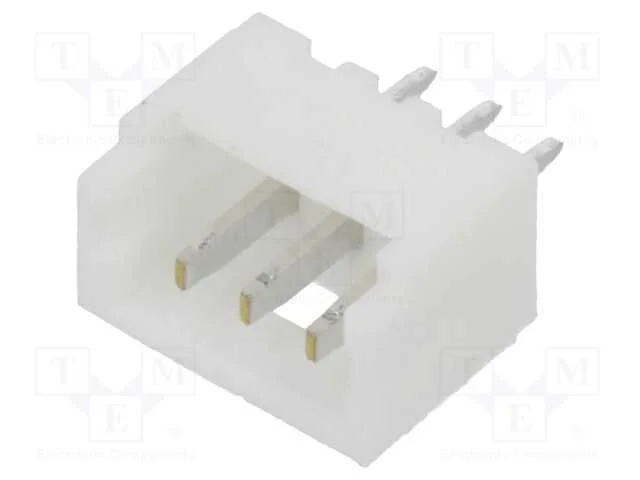 Tomada, Fio-Placa, Macho, 1,25mm, Pin: 3, Tht, 125v, 1a, Estanhado