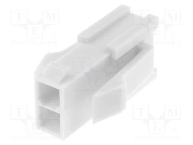 Ficha, Fio-Fio, Macho, Mini-Fit Jr, 4,2mm, Pin: 2, Sem Contactos