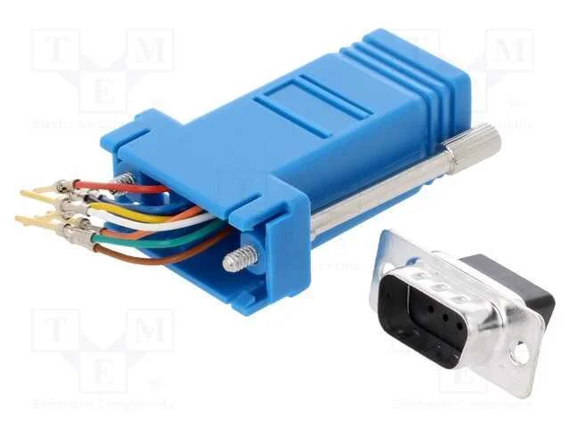 Passo: adaptador, D-Sub 9pin masculino,RJ45 tomad.